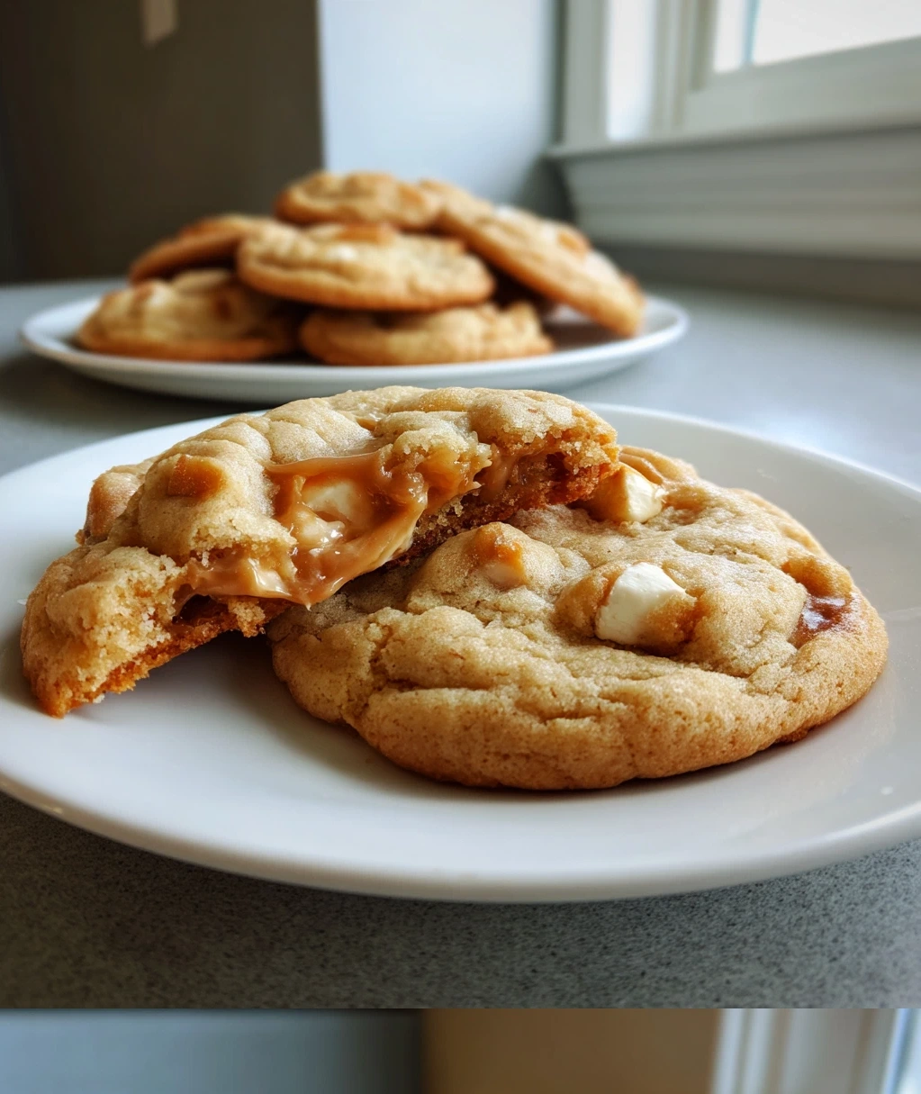 easy caramel apple cookies