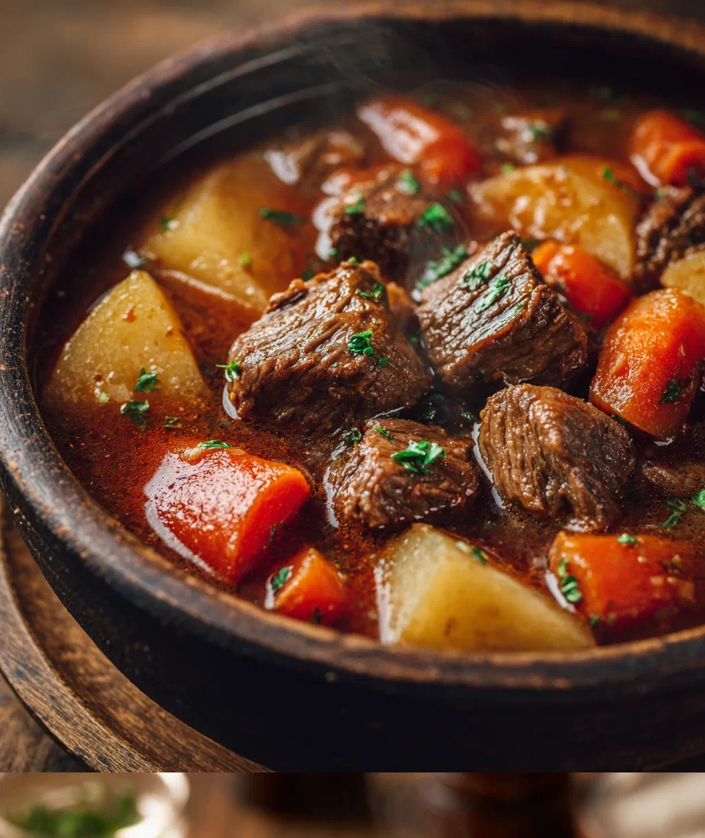 easy pioneer womans crockpot beef stew