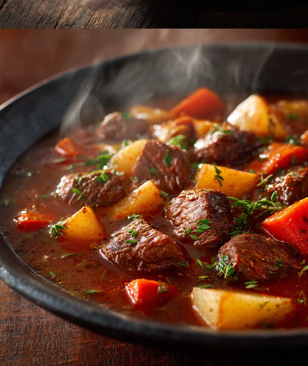 easy pioneer womans crockpot beef stew