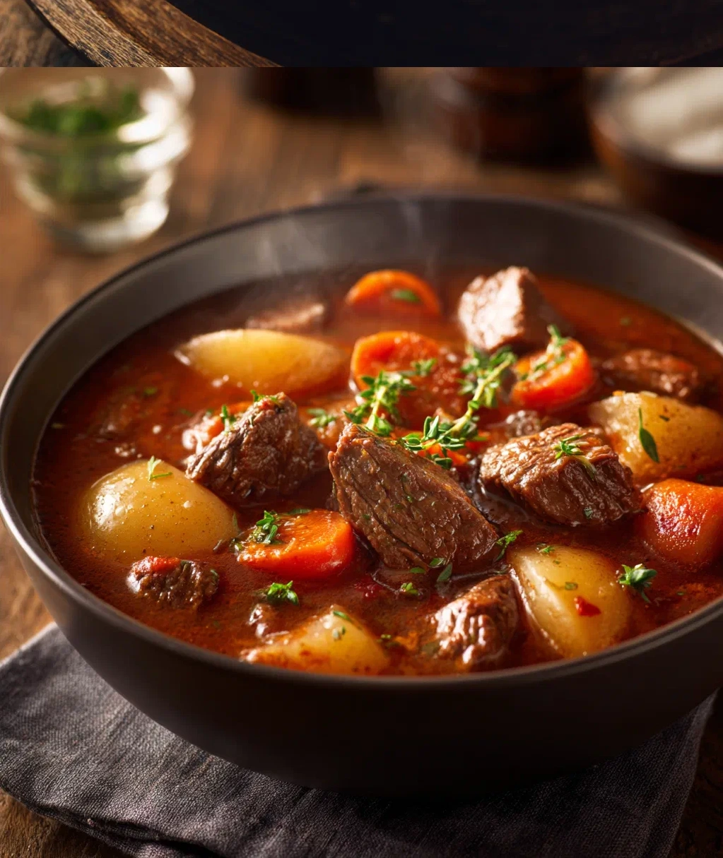 easy pioneer womans crockpot beef stew