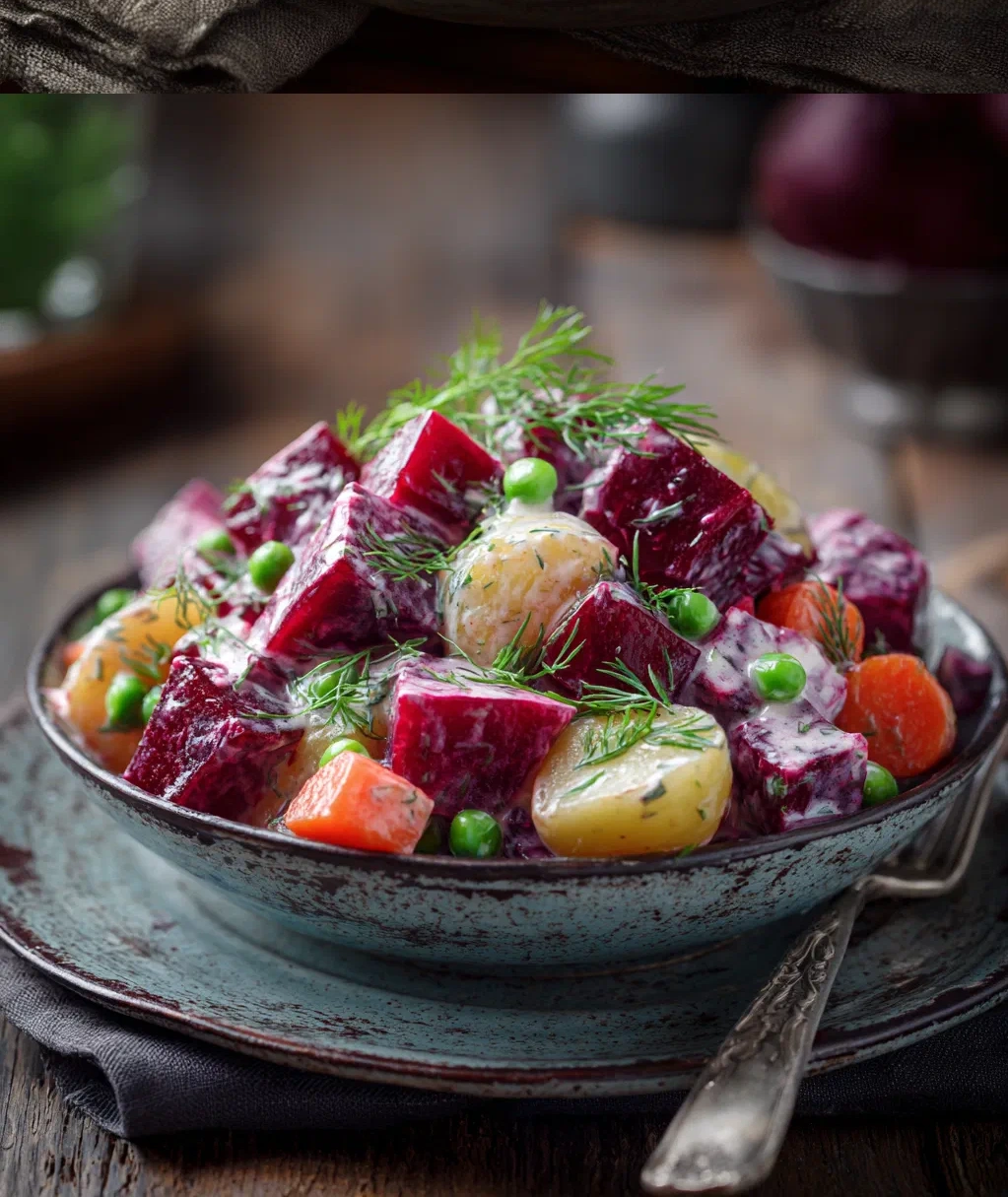 easy russian beet salad recipe