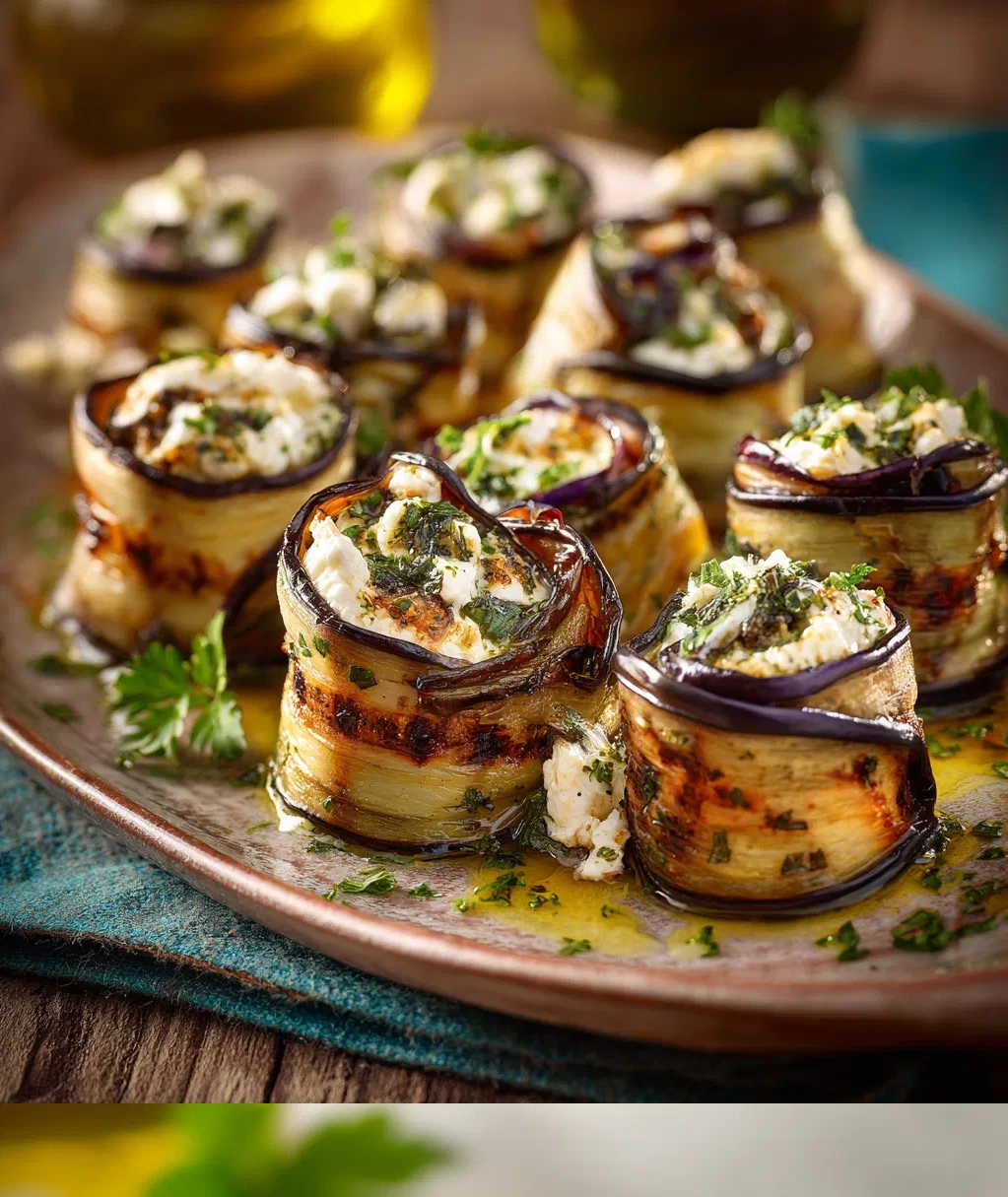 eggplant appetizers roll ups