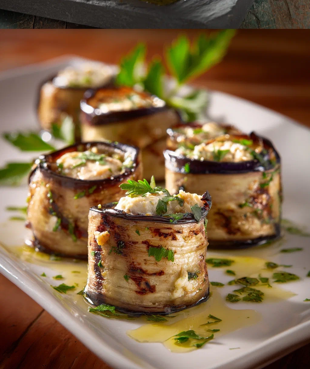 eggplant appetizers roll ups