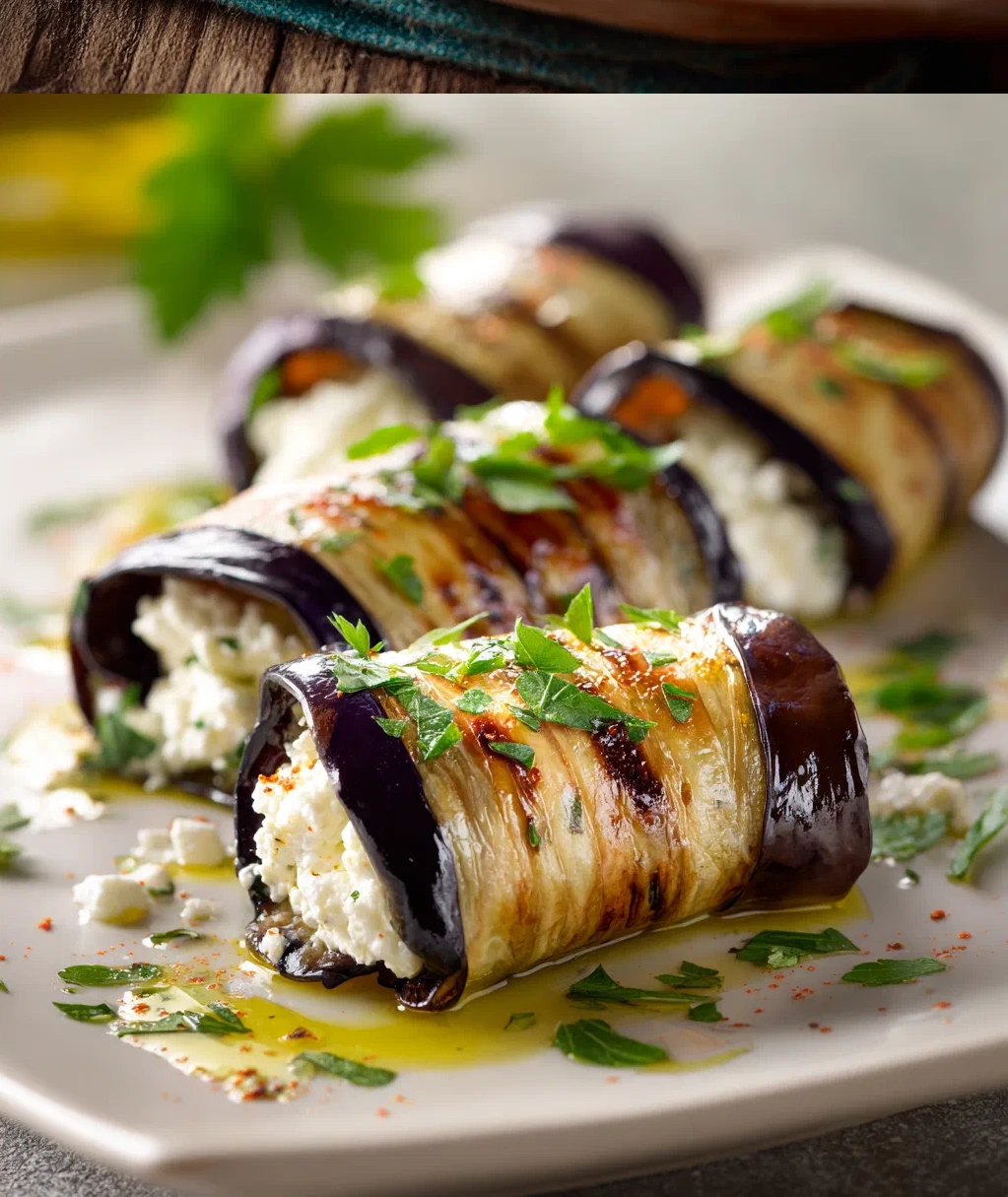 eggplant appetizers roll ups