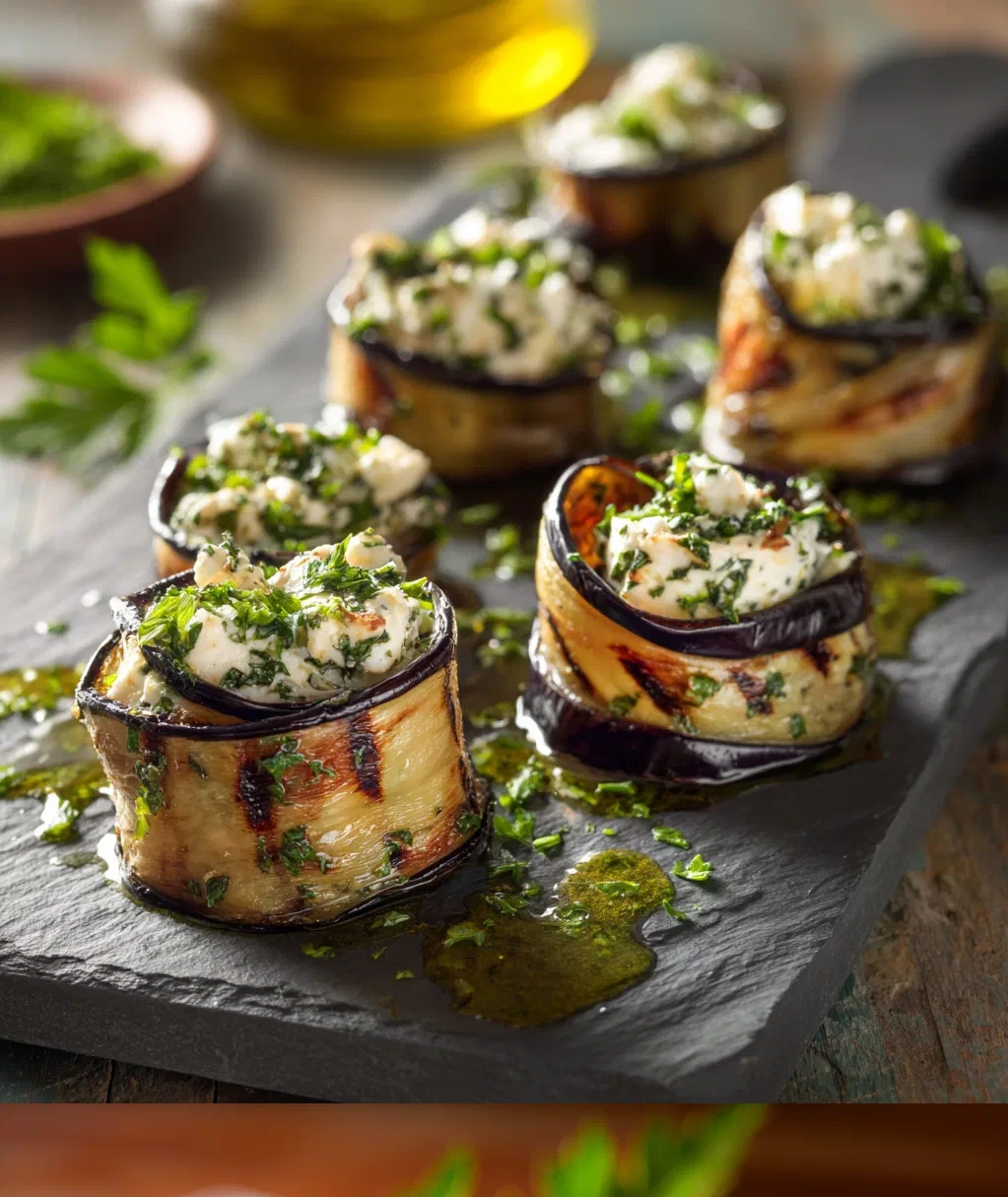 eggplant appetizers roll ups