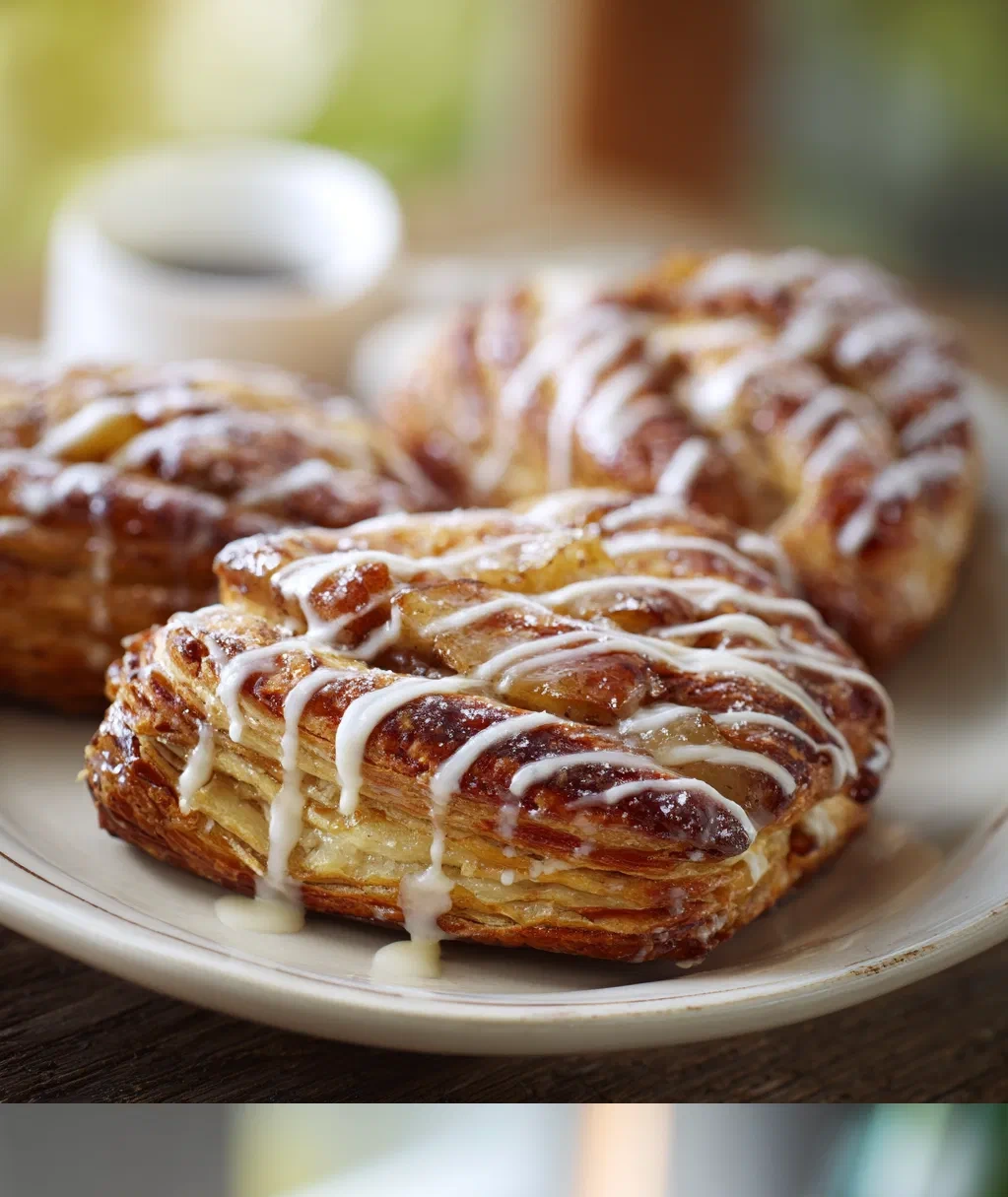 espresso apple cream cheese danish