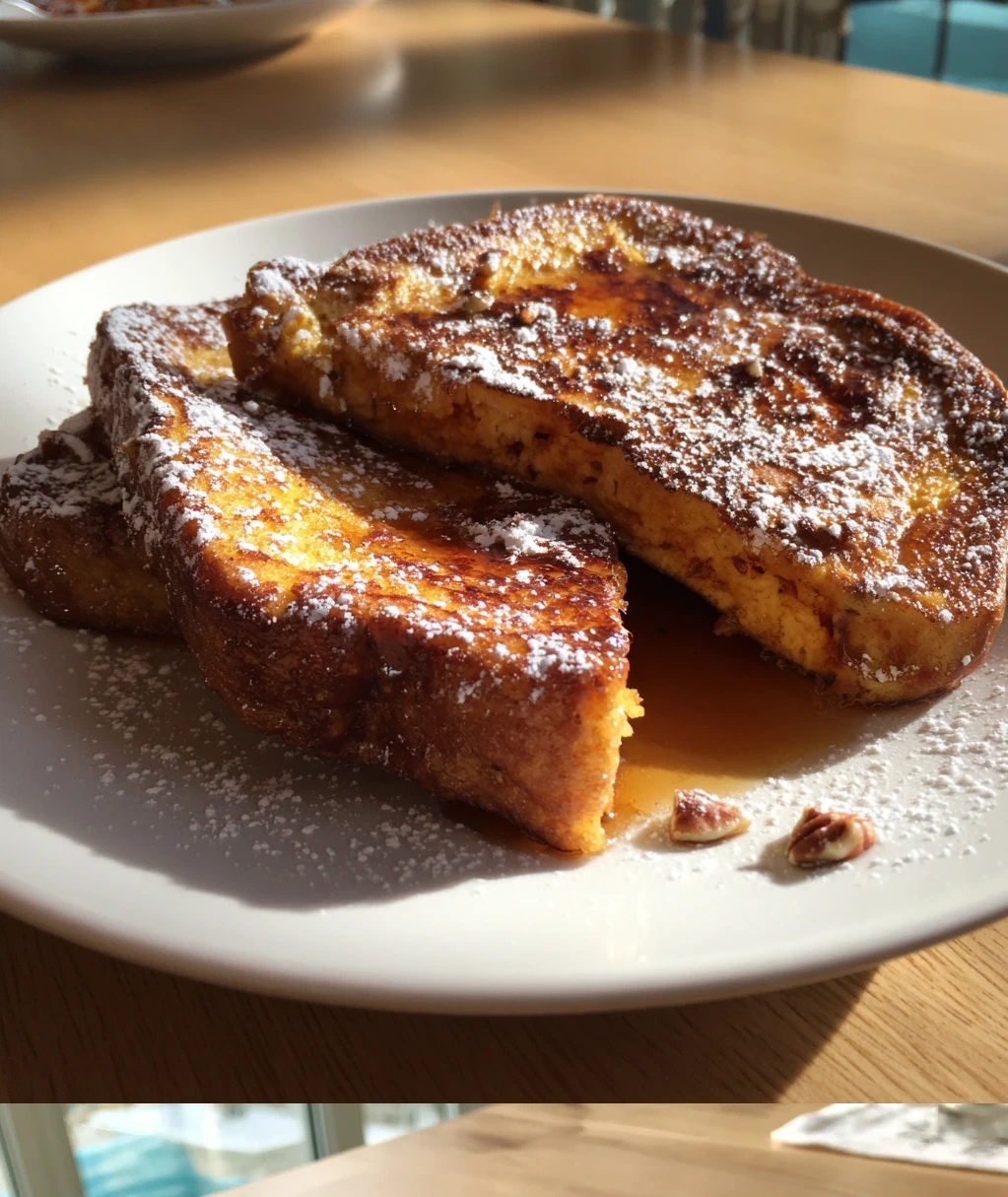 fall pumpkin french toast breakfast