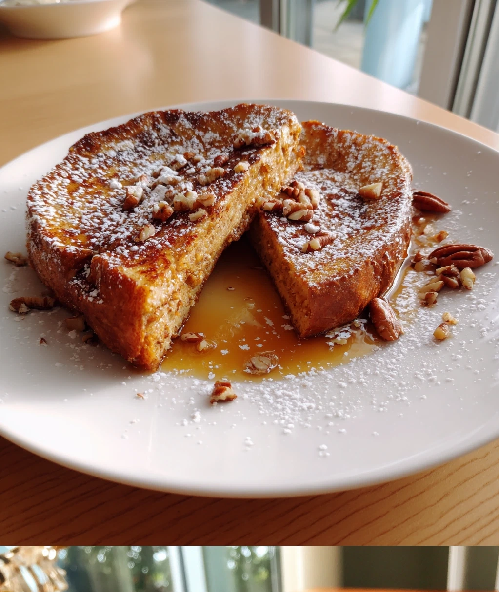 fall pumpkin french toast breakfast