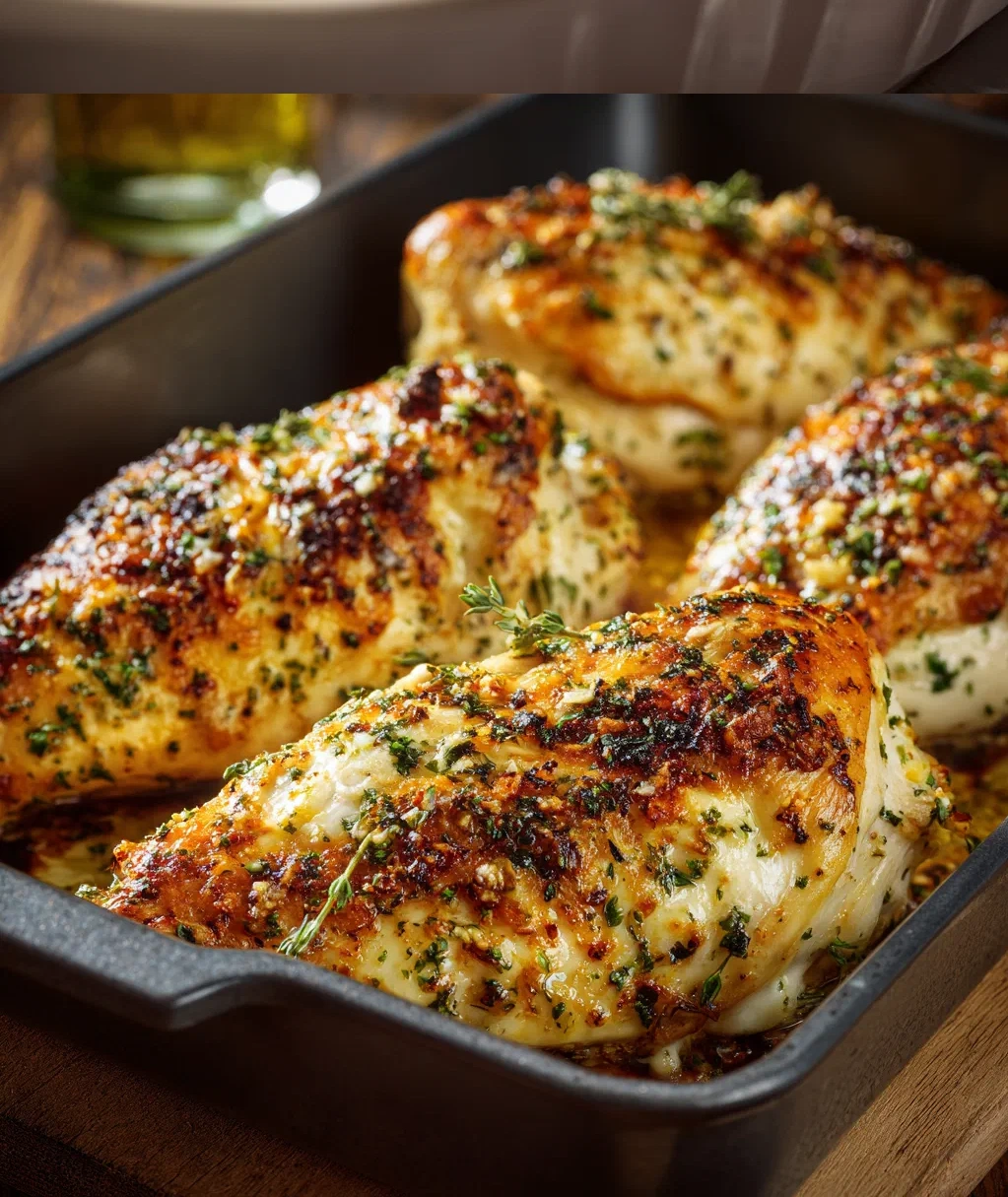 garlic parmesan chicken bake