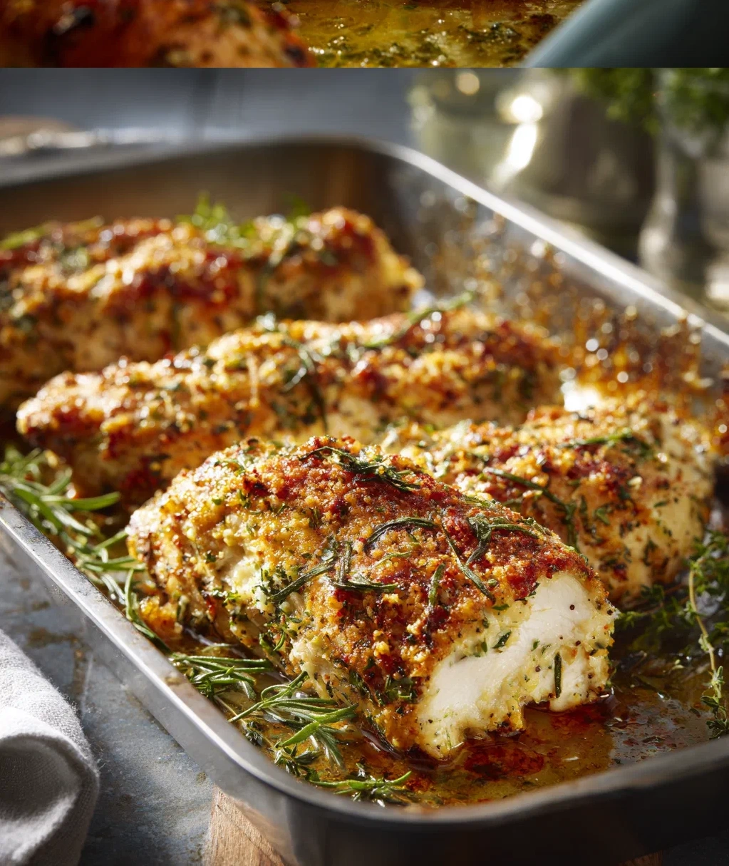 garlic parmesan chicken bake