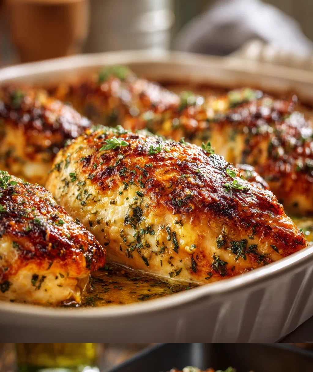 garlic parmesan chicken bake