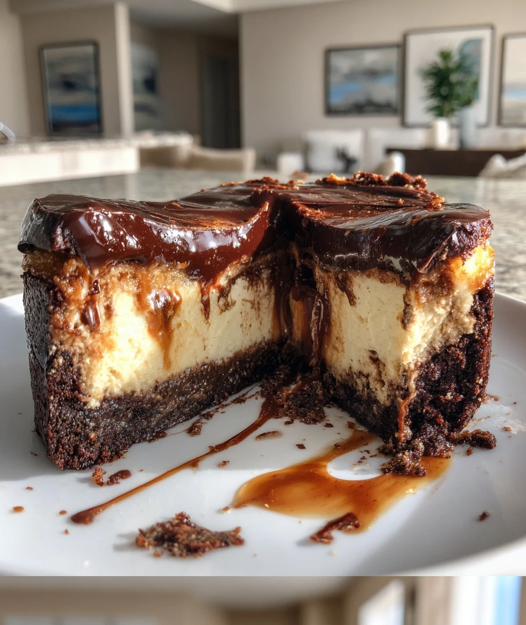 hot fudge sundae brownie cheesecake