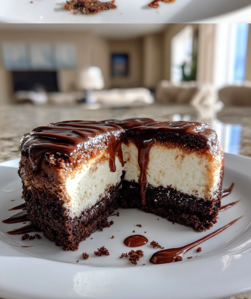 hot fudge sundae brownie cheesecake