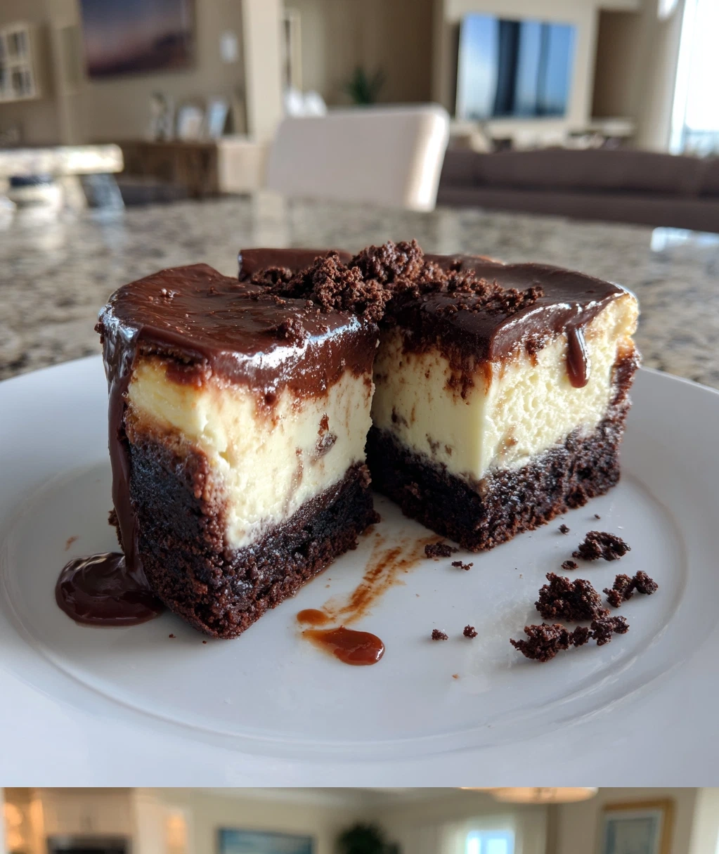 hot fudge sundae brownie cheesecake