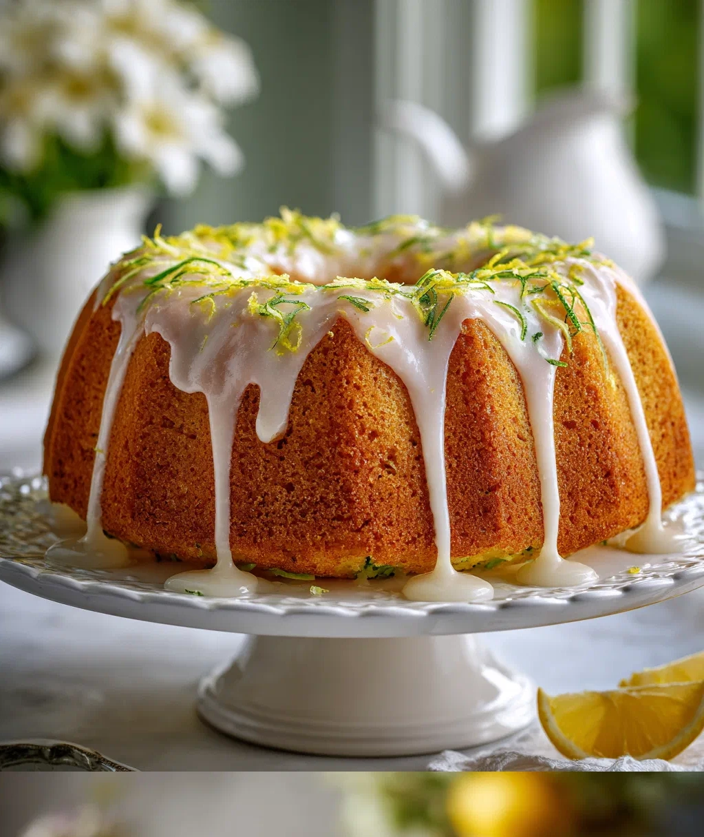 lemon zucchini bundt cake