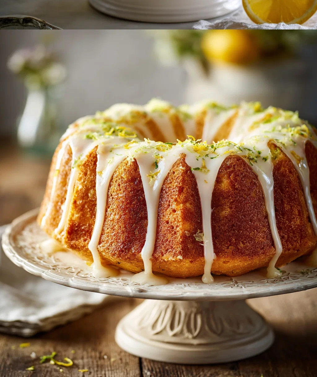lemon zucchini bundt cake