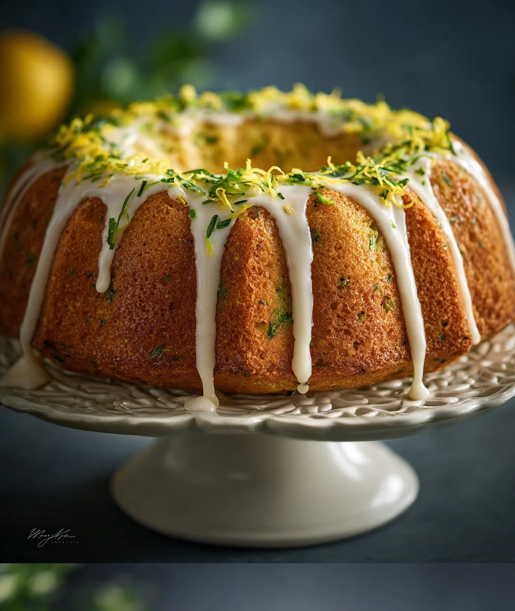 lemon zucchini bundt cake