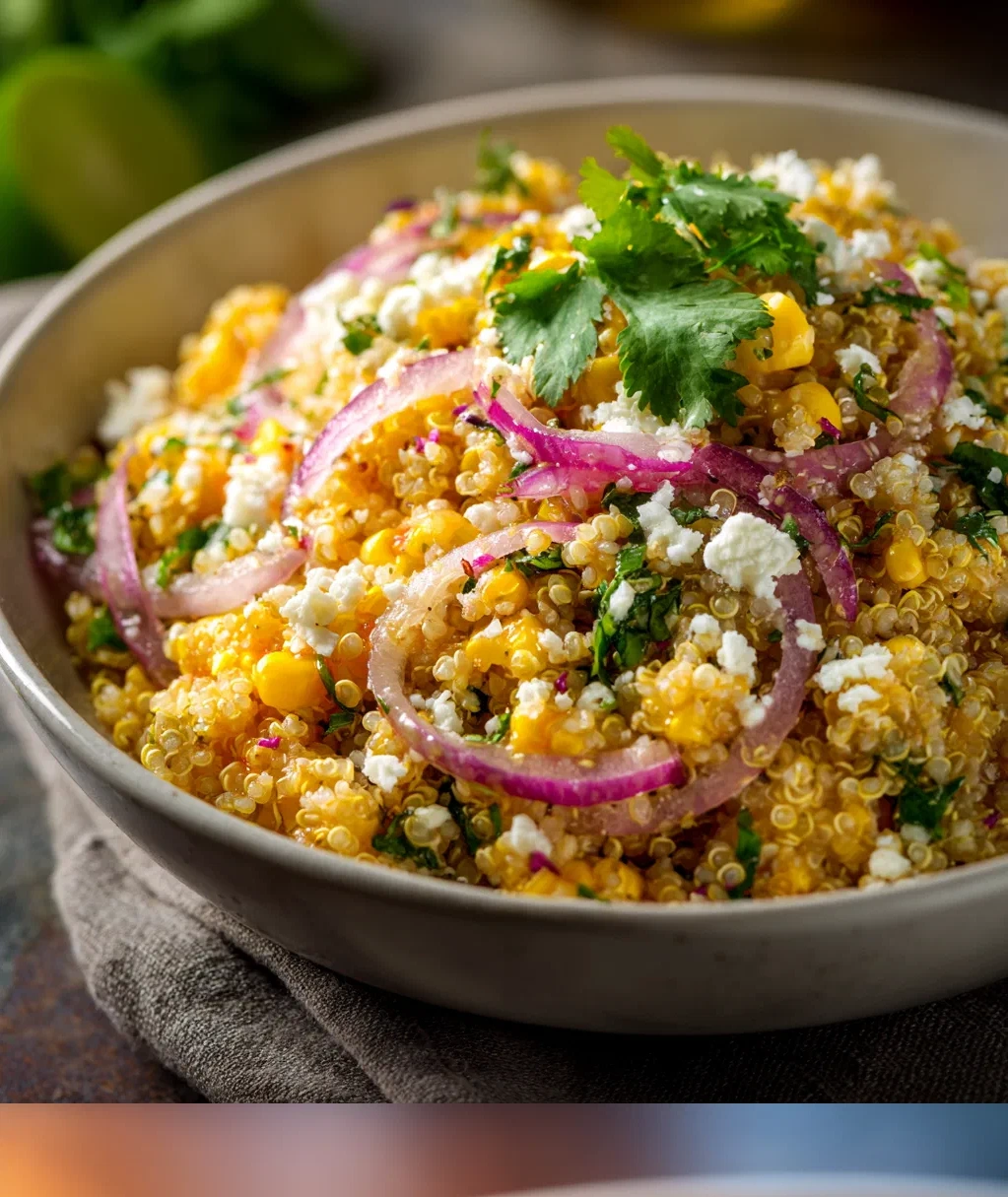 mexican street corn quinoa salad