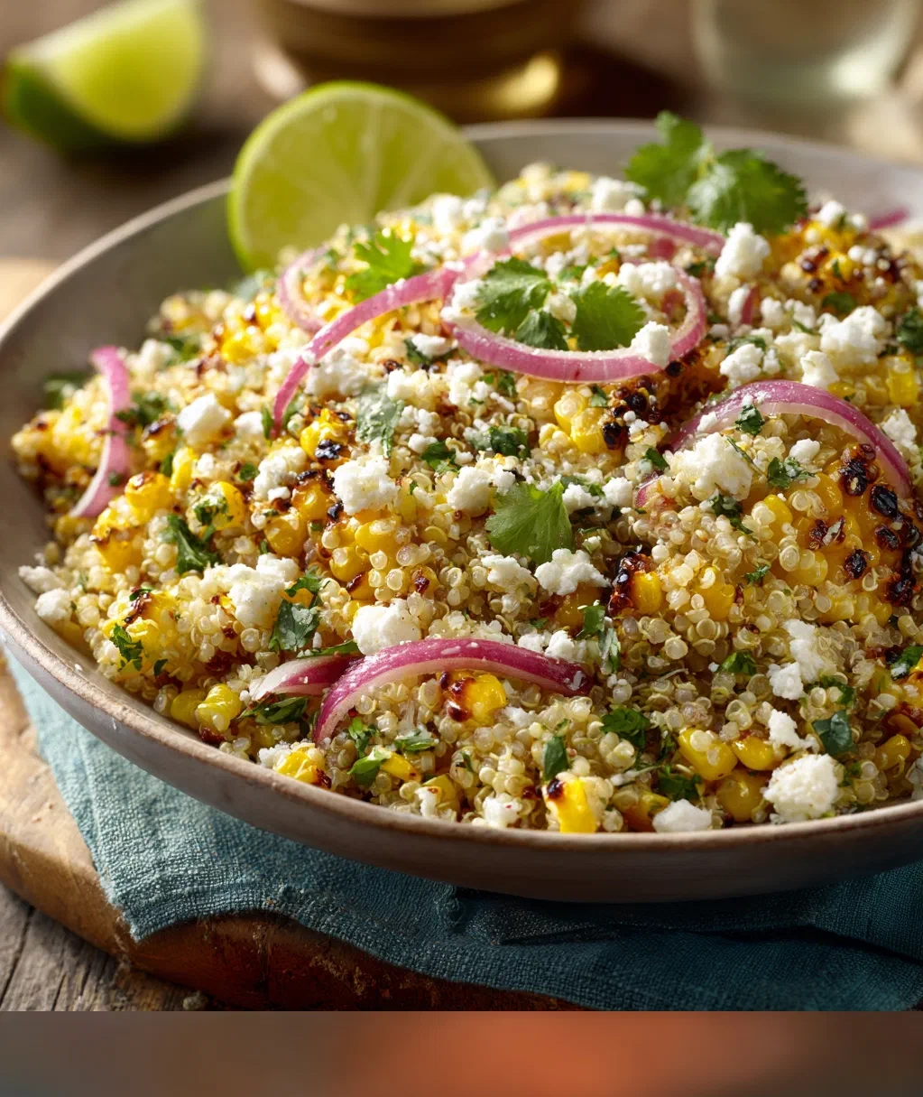 mexican street corn quinoa salad