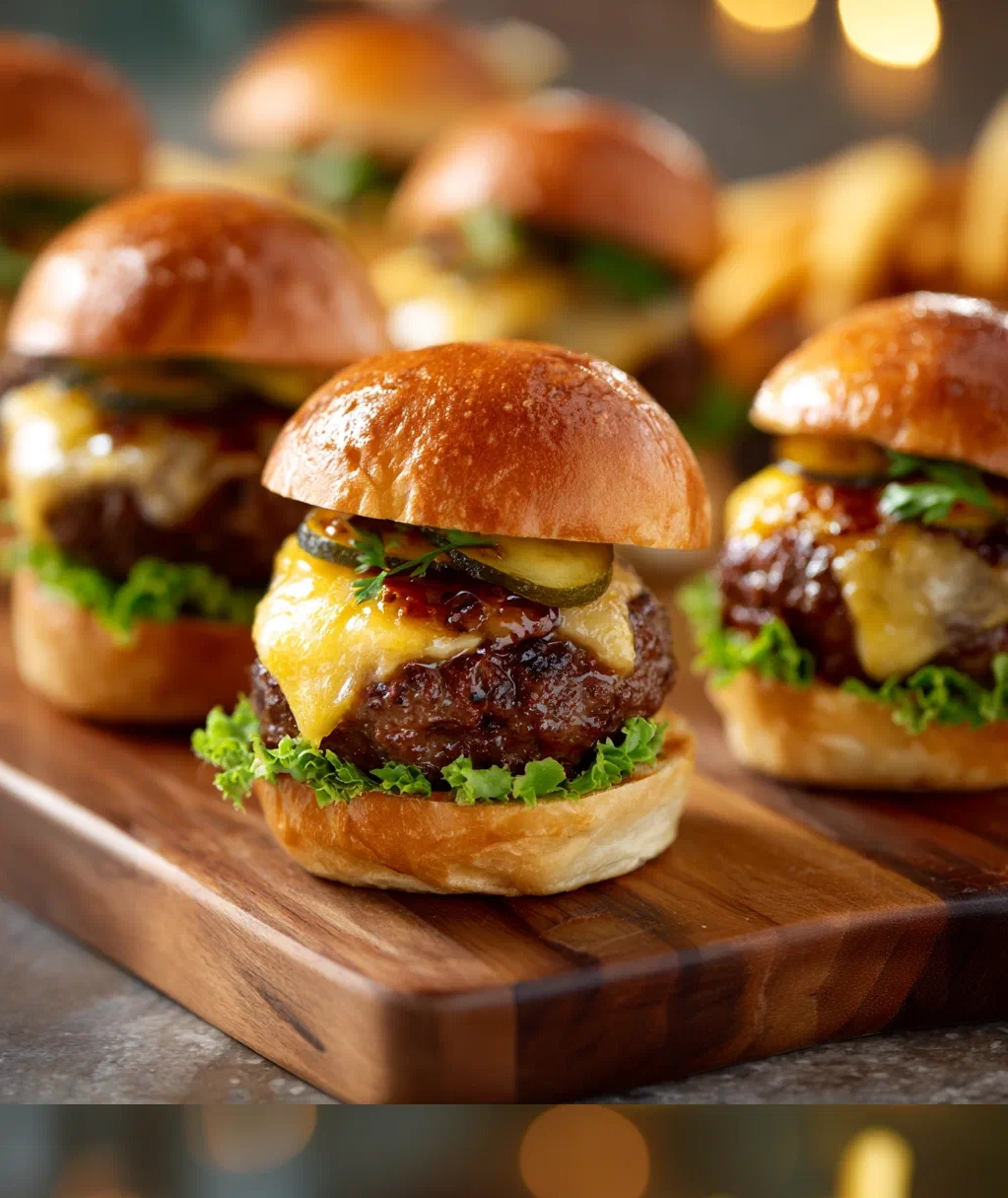 mini cheeseburgers
