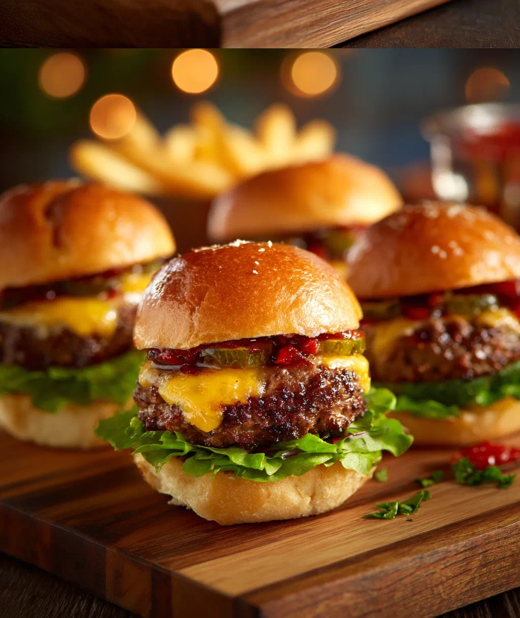 mini cheeseburgers