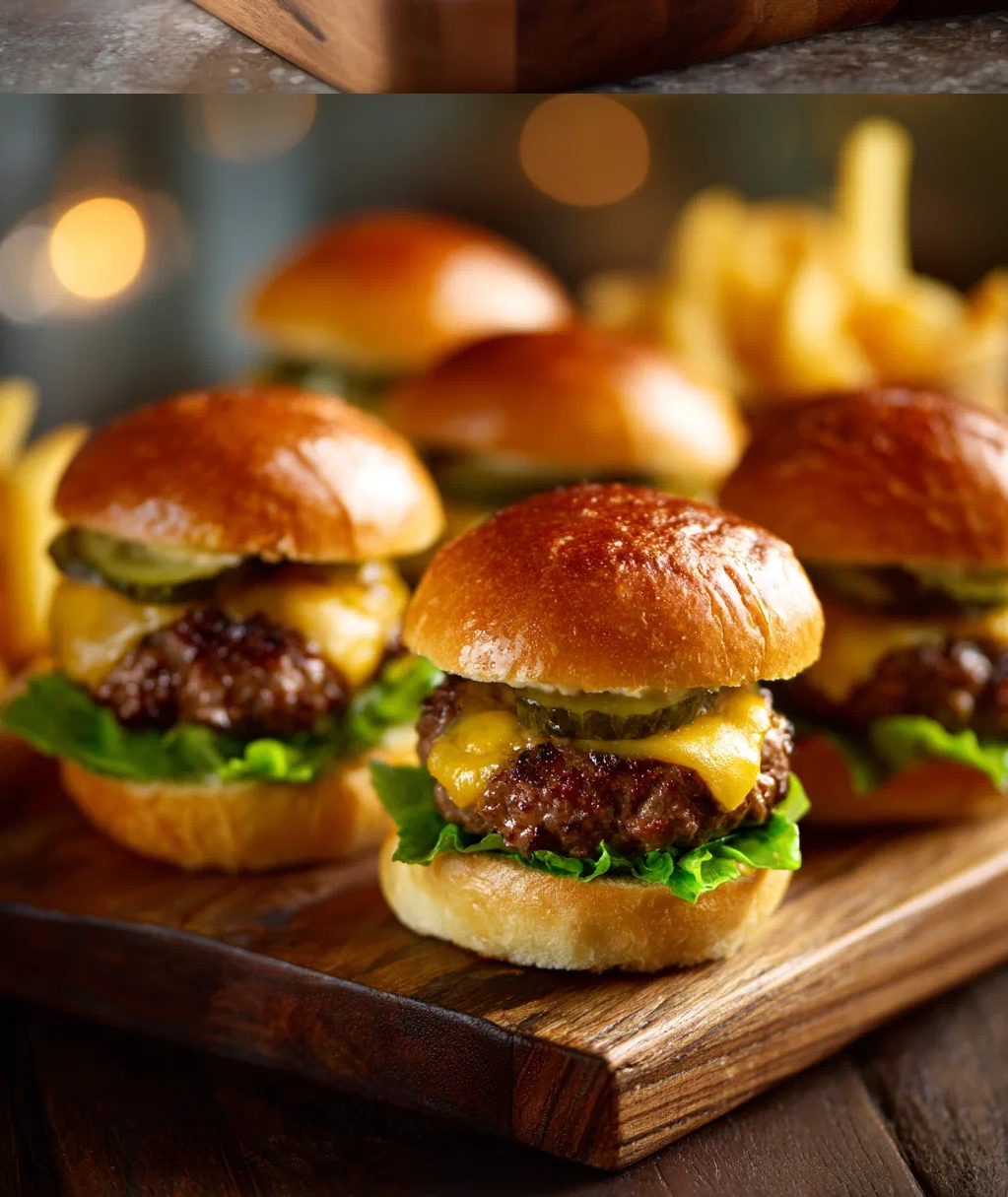 mini cheeseburgers