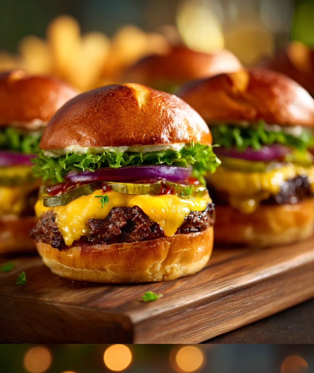 mini cheeseburgers