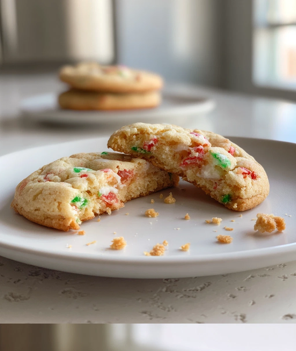 retro christmas gumdrop cookies