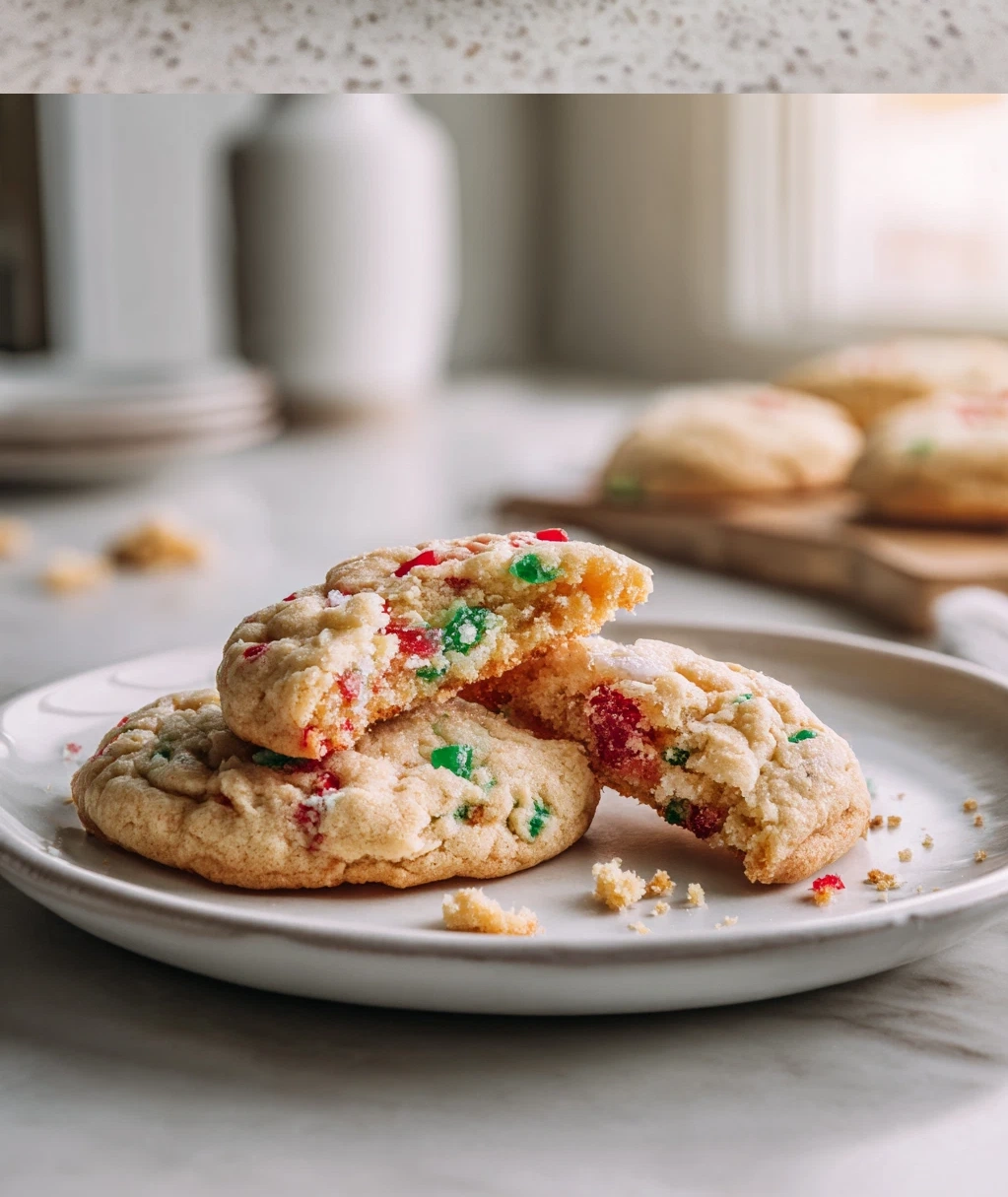 retro christmas gumdrop cookies