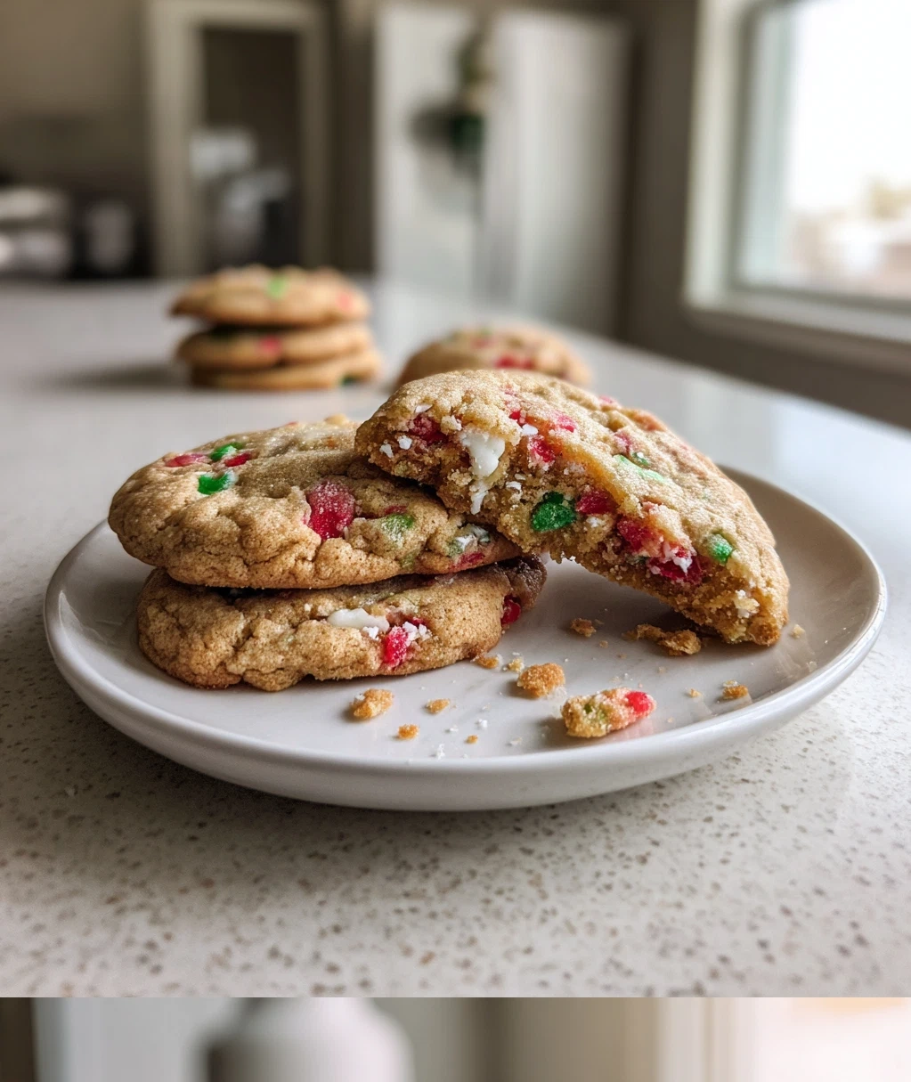 retro christmas gumdrop cookies
