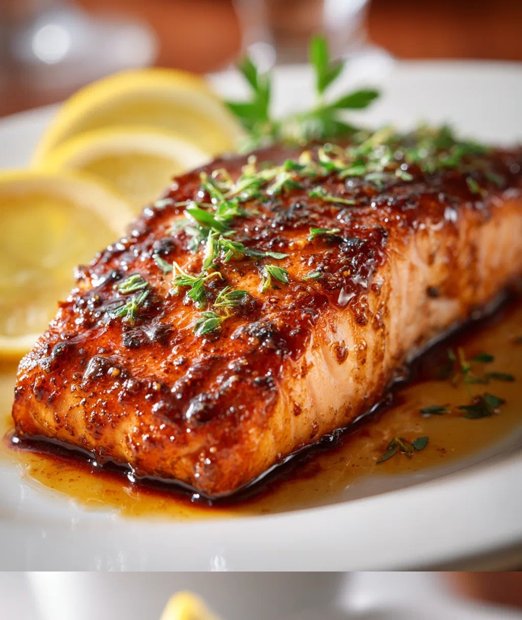 salmon with brown sugar glaze