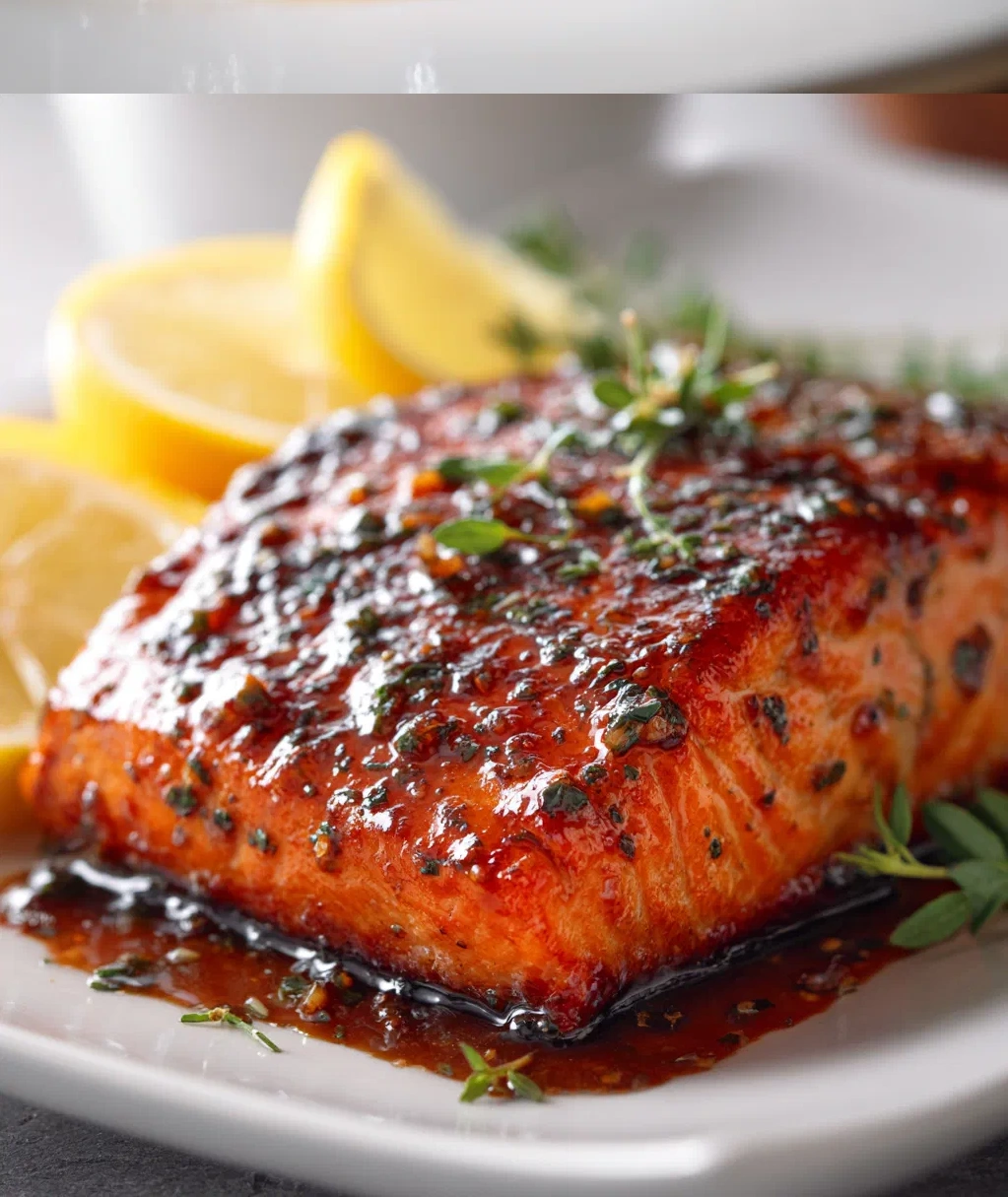 salmon with brown sugar glaze