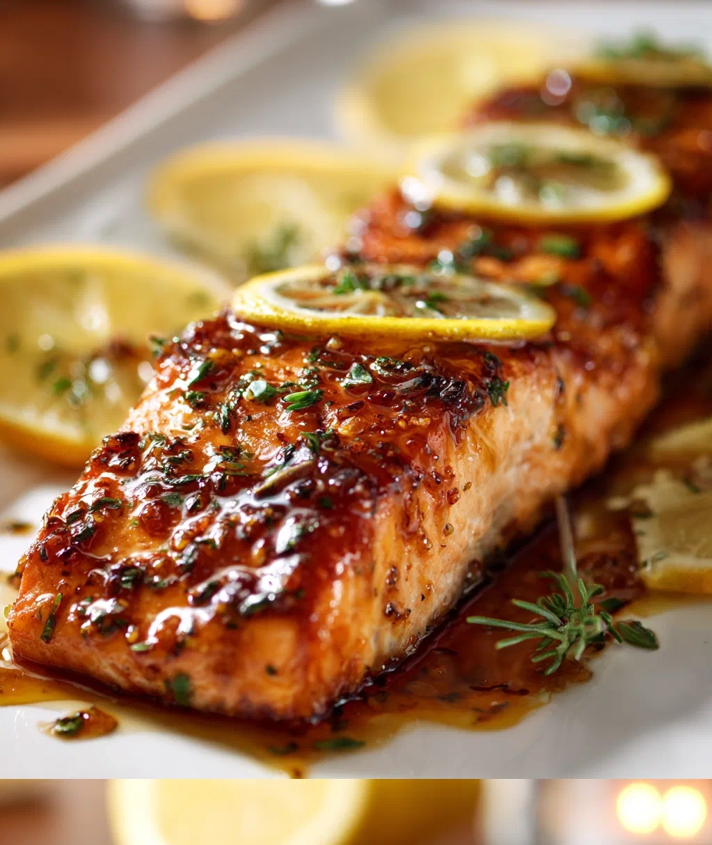 salmon with brown sugar glaze