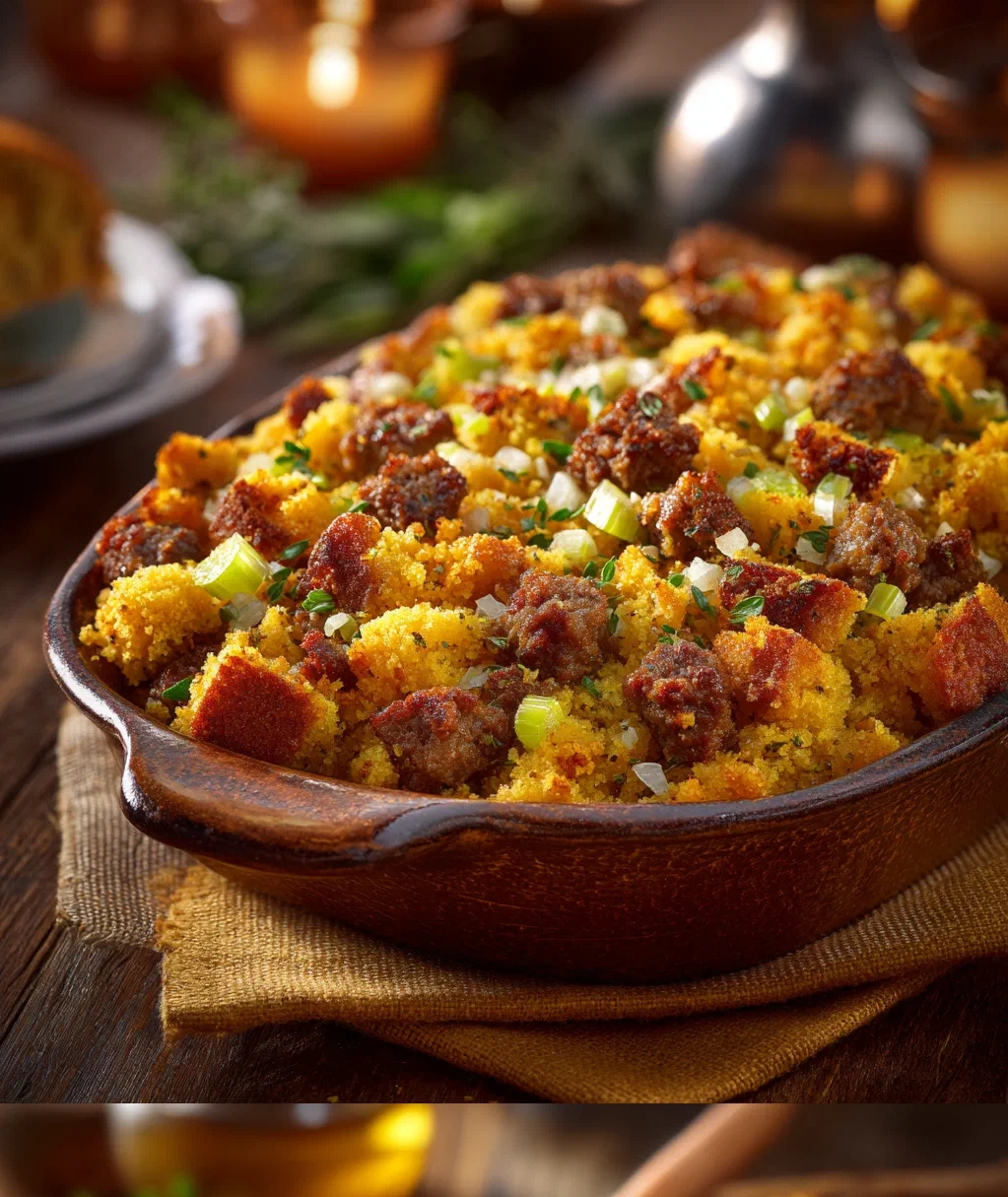 sausage southern cornbread stuffing
