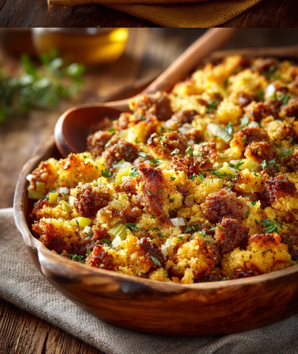 sausage southern cornbread stuffing