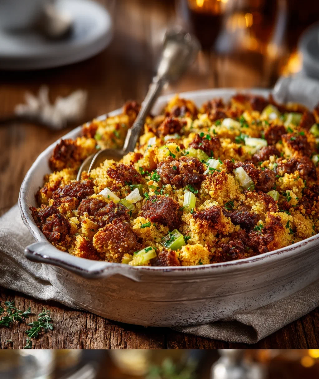 sausage southern cornbread stuffing