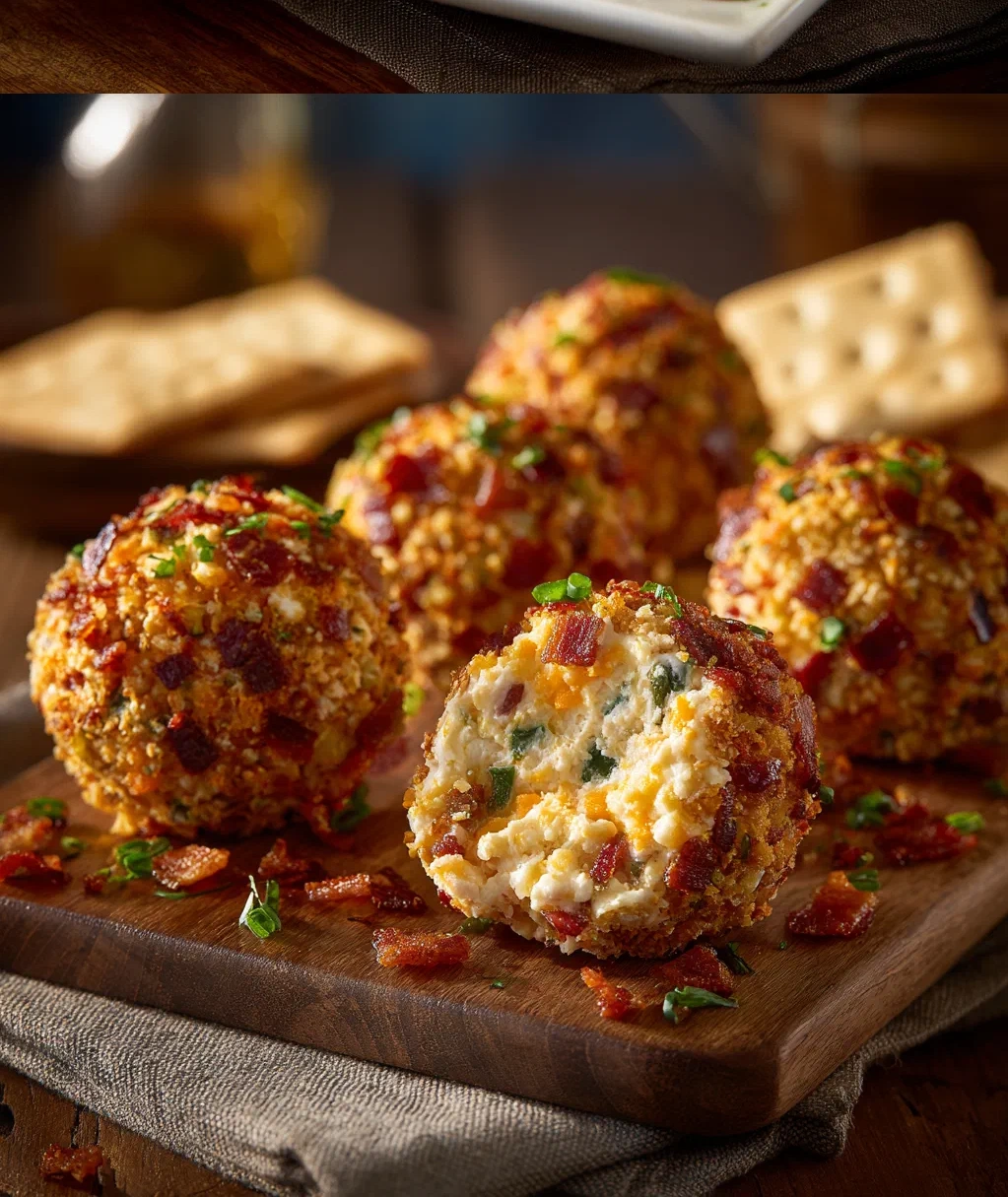 spicy bacon jalapeno popper cheese balls