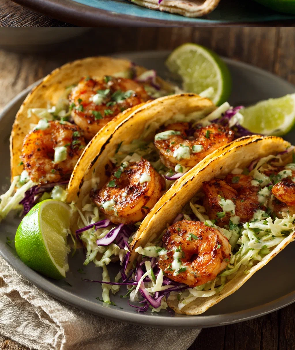 spicy grilled shrimp tacos