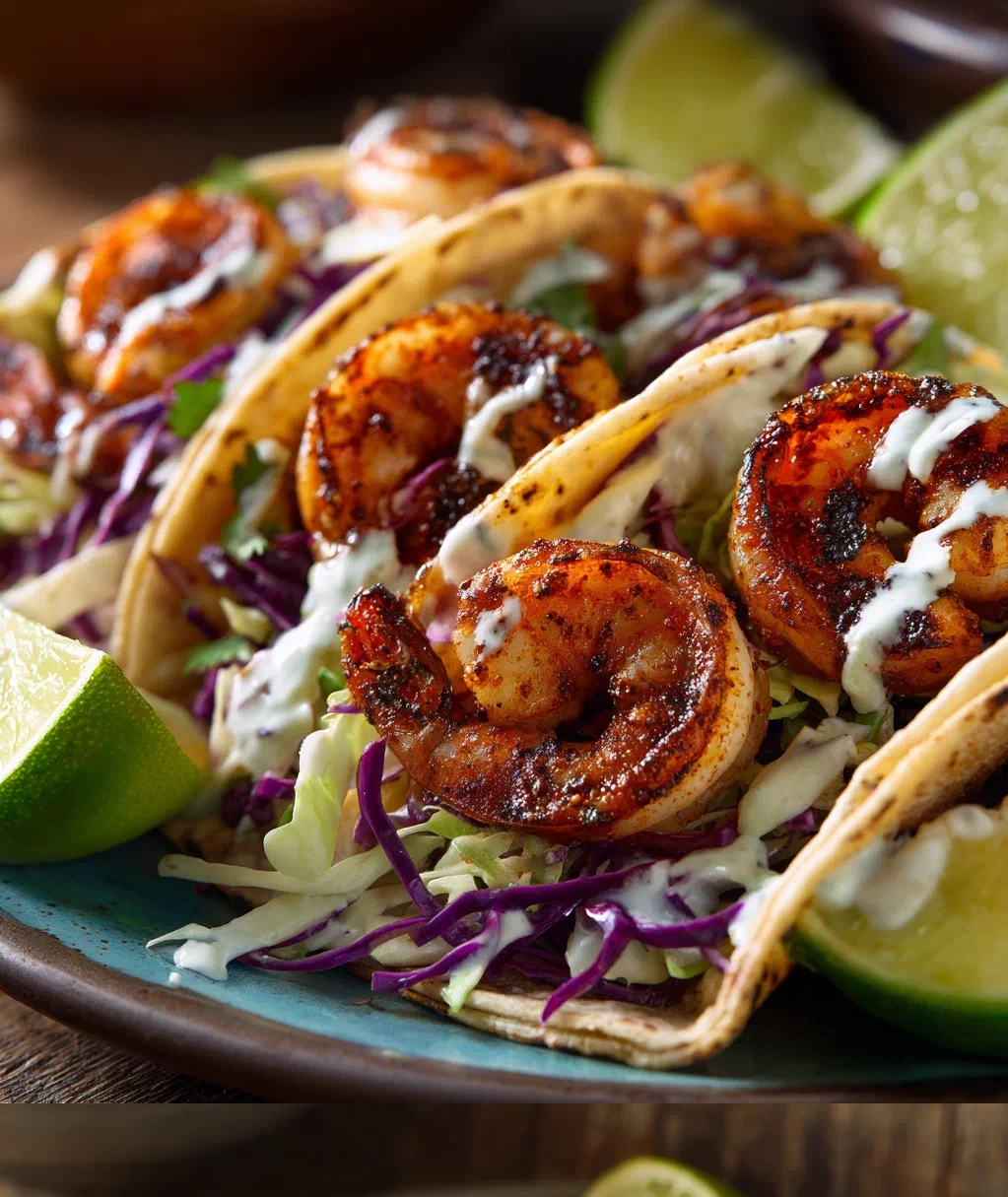 spicy grilled shrimp tacos