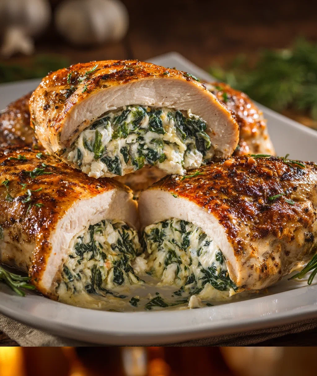 spinach stuffed chicken