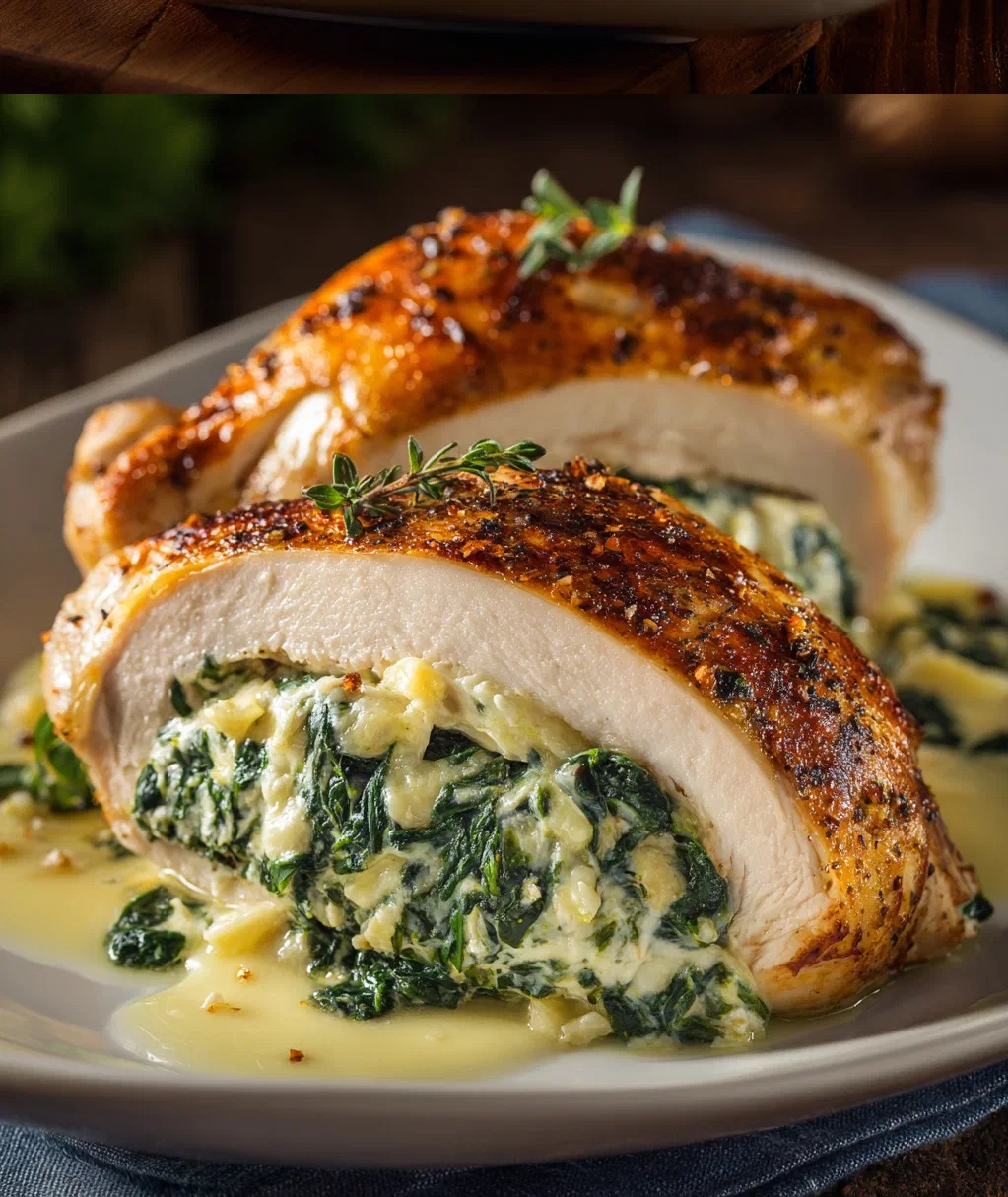 spinach stuffed chicken
