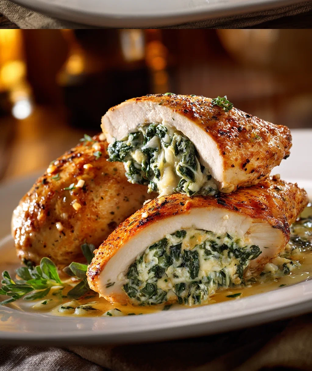 spinach stuffed chicken