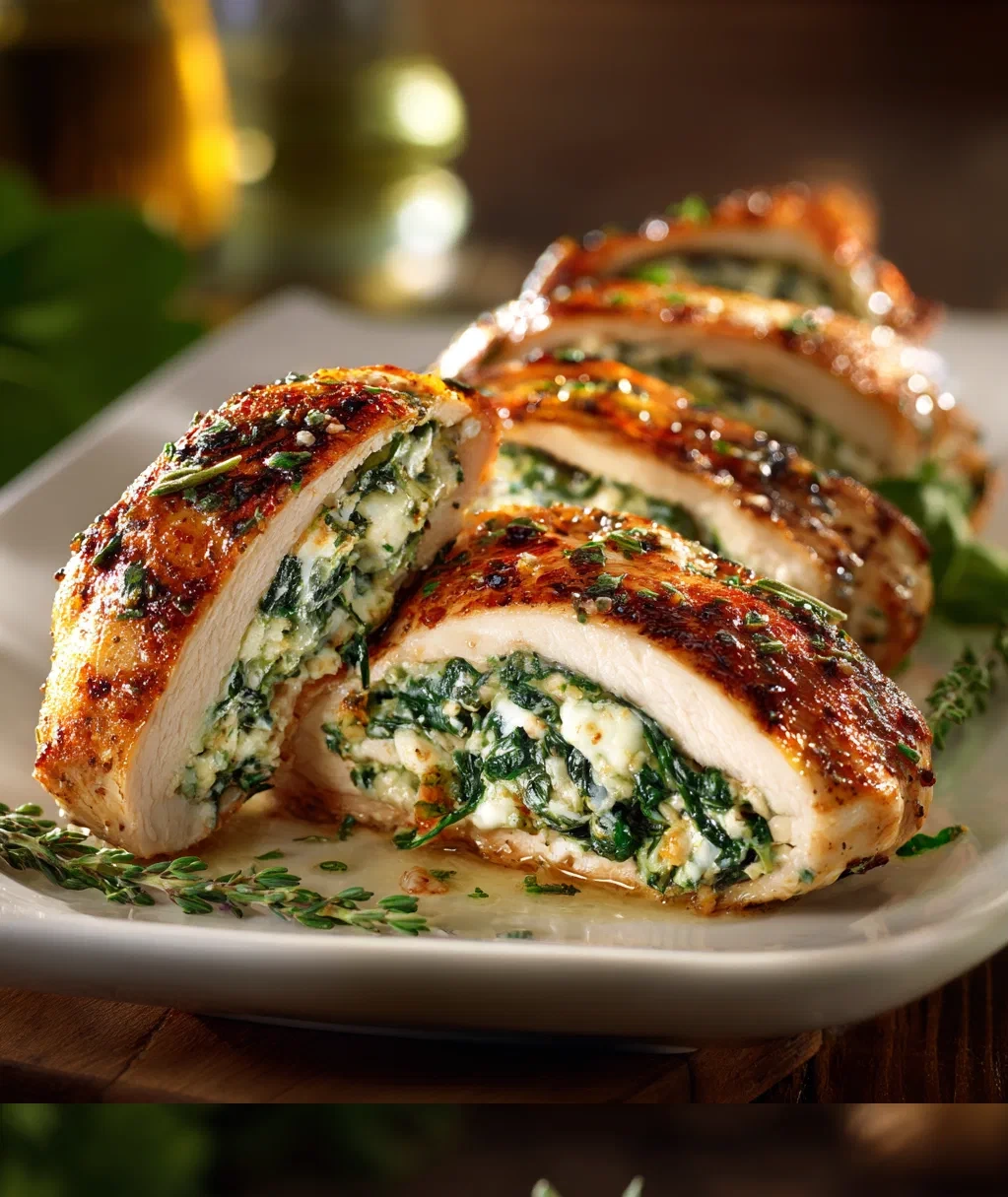 spinach stuffed chicken