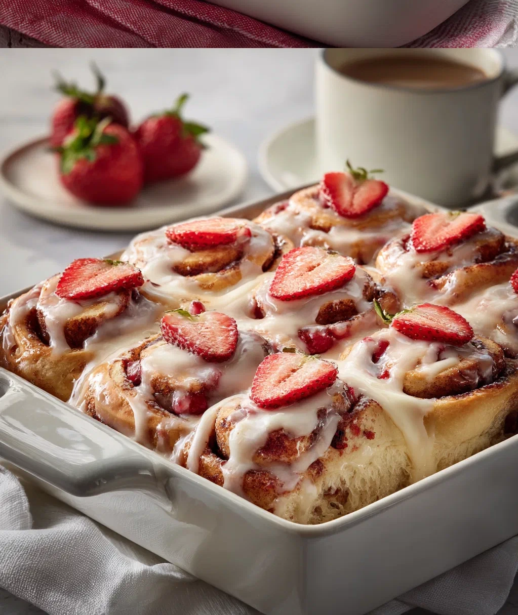 strawberry cinnamon rolls