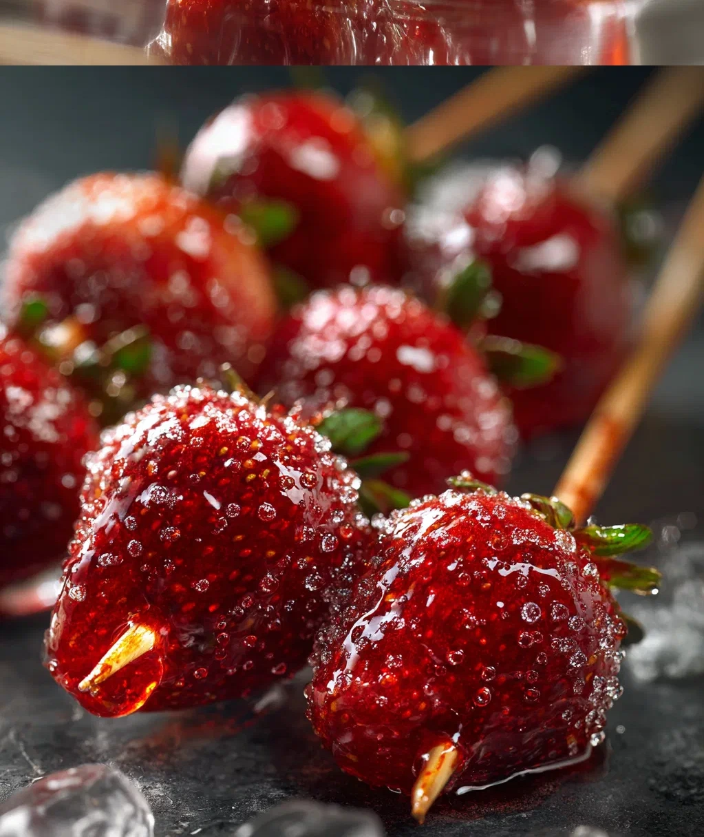 strawberry tanghulu