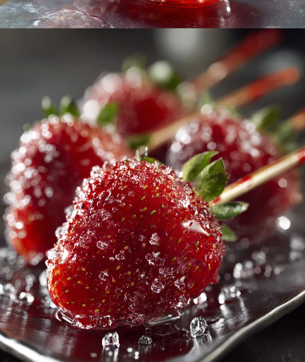 strawberry tanghulu