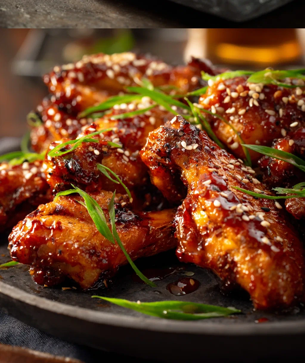 sweet and spicy chicken wings