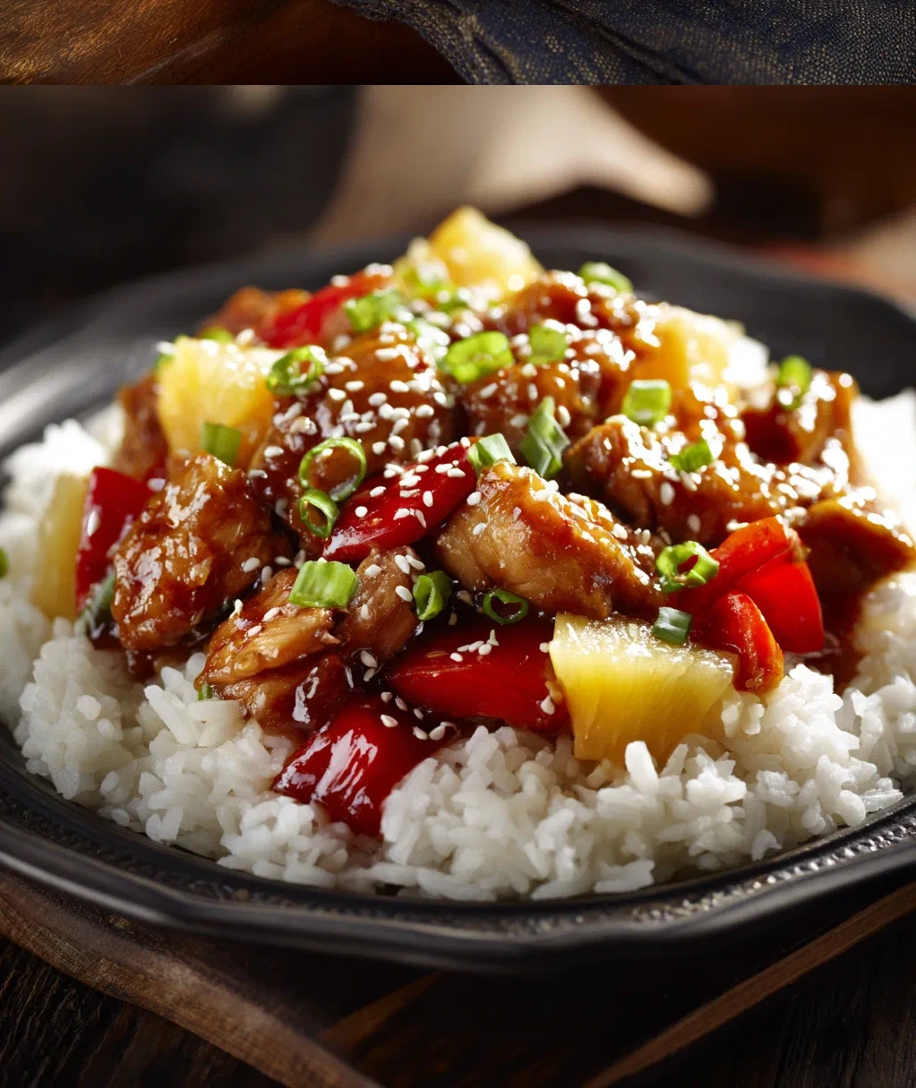 sweet hawaiian crockpot chicken