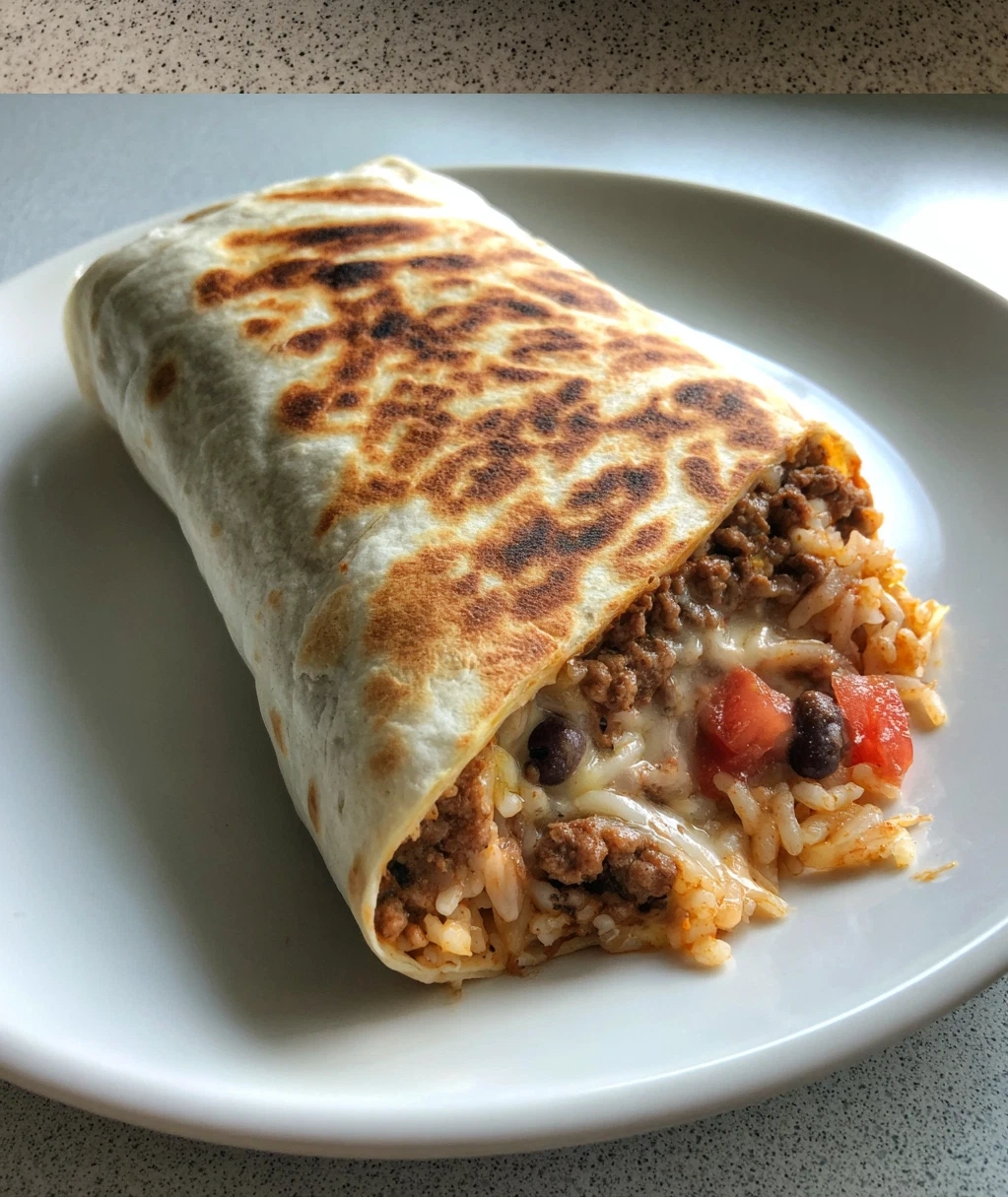 the ultimate stuffed beef burrito