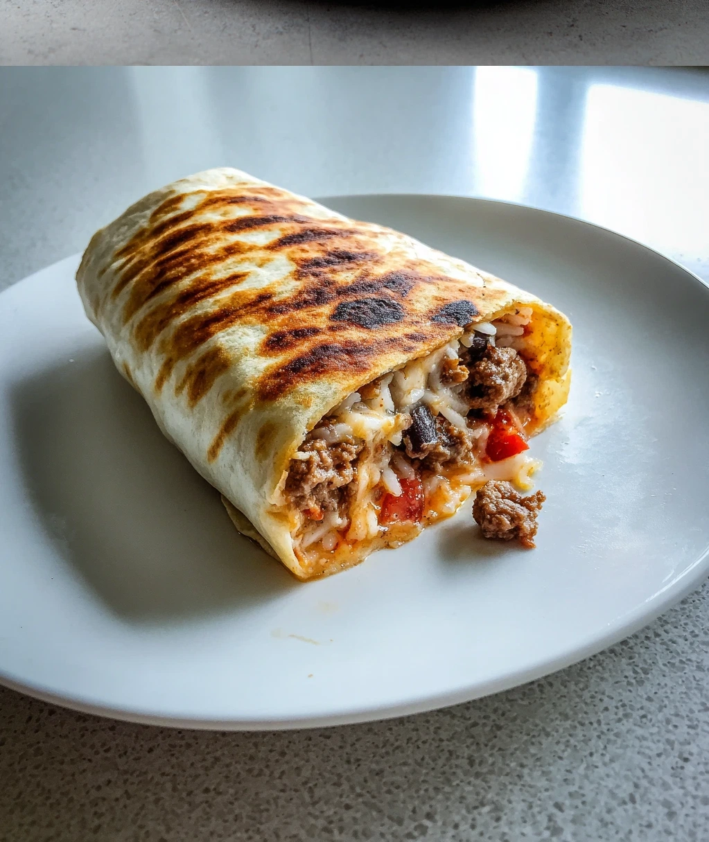 the ultimate stuffed beef burrito